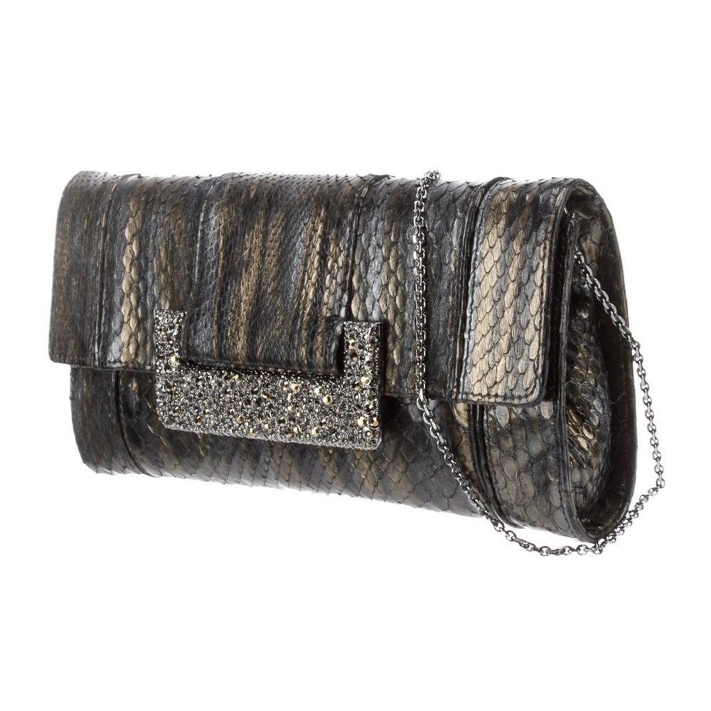 Judith Lieber Leather Pattern Clutch